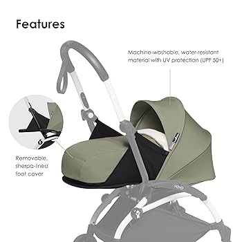 Babyzen YOYO 0+ Newborn Pack, Olive - Includes Mattress